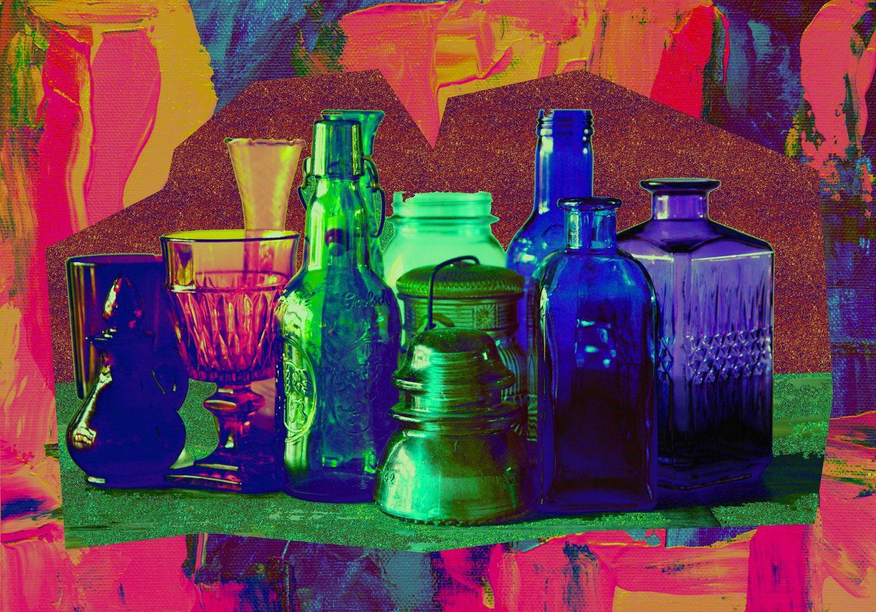 kübizm yapısı,2019,(kolaj) by Alex Caminker