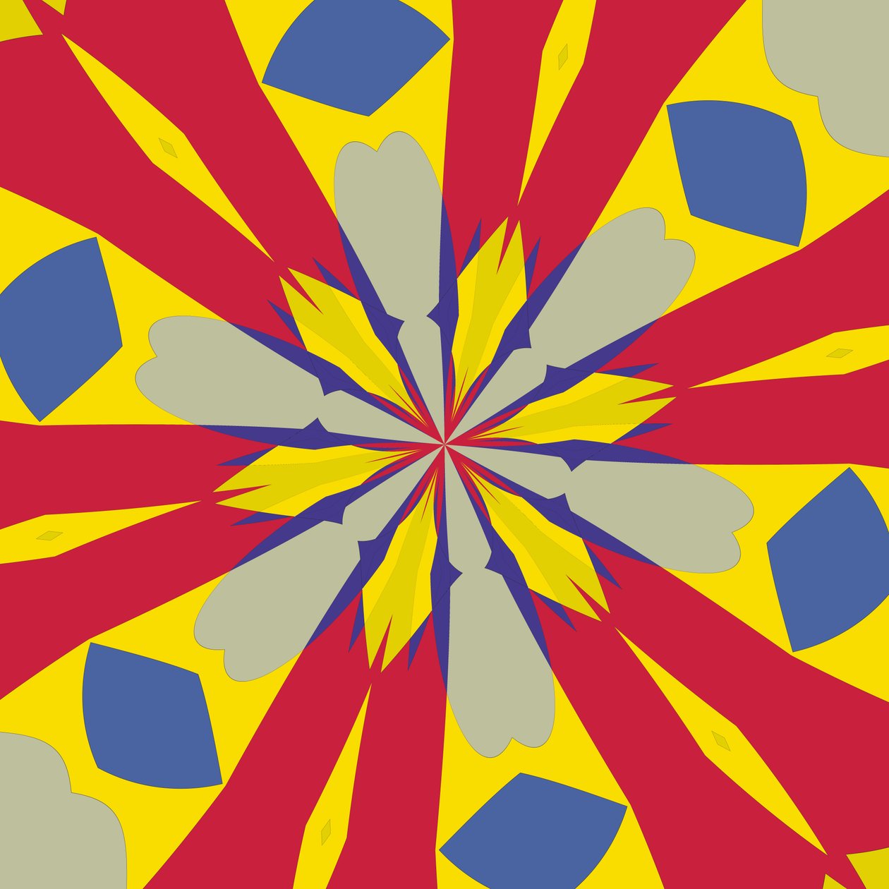 simetri #45,2019,(karışık ortam) by Alex Caminker