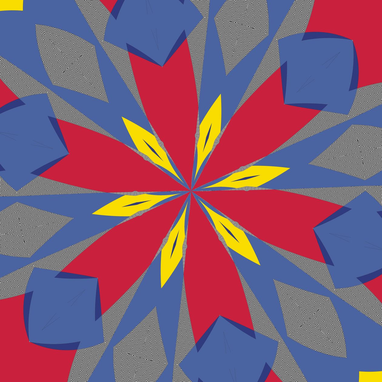 simetri #54,2019,(karışık ortam) by Alex Caminker