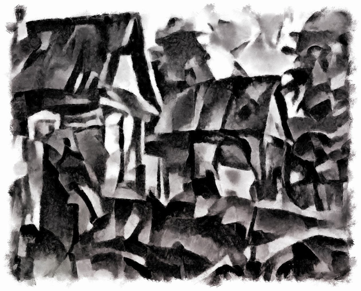 görünüm (siyah) #2,2016, by Alex Caminker