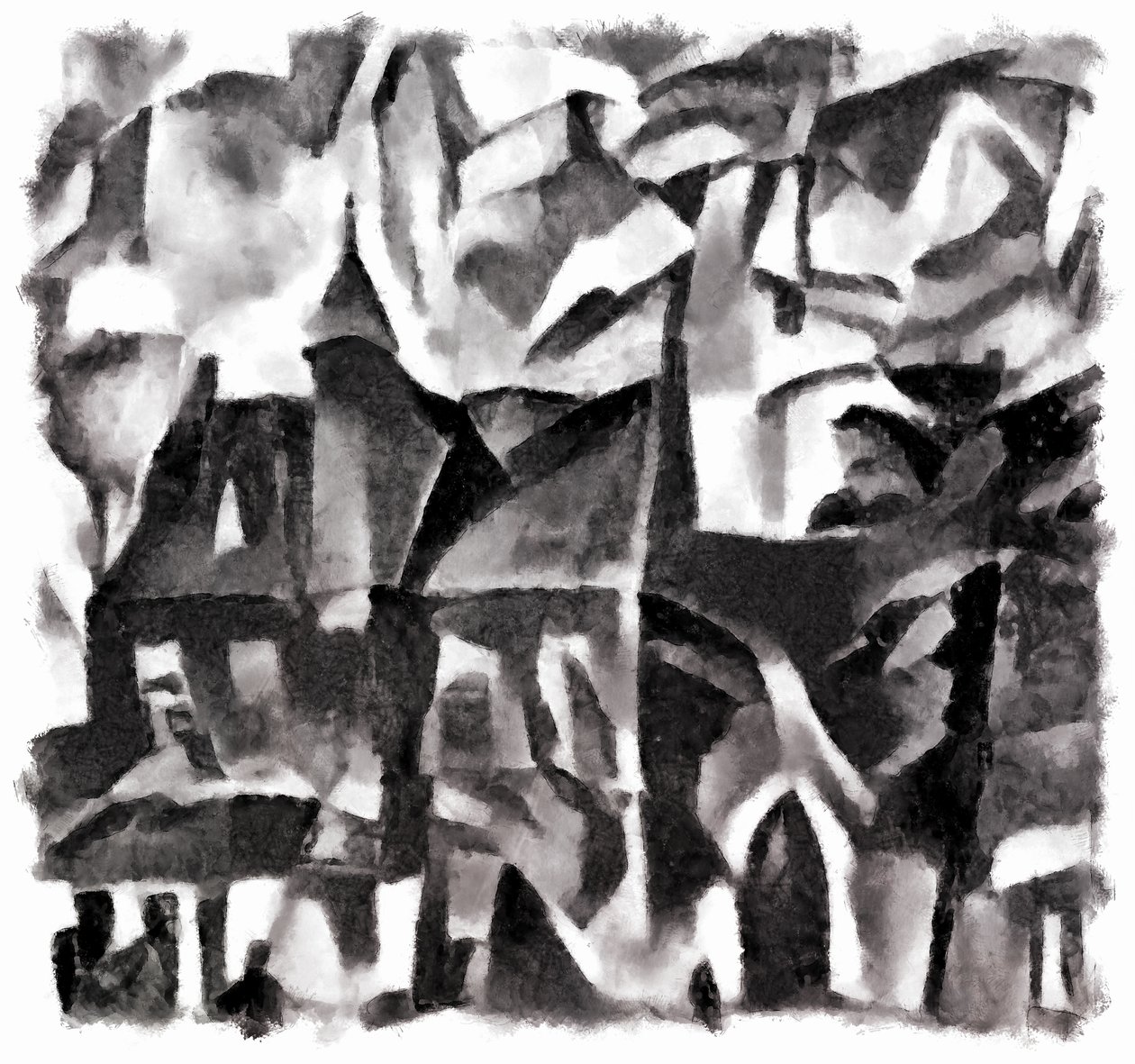 görünüm (siyah) #3,2016, by Alex Caminker