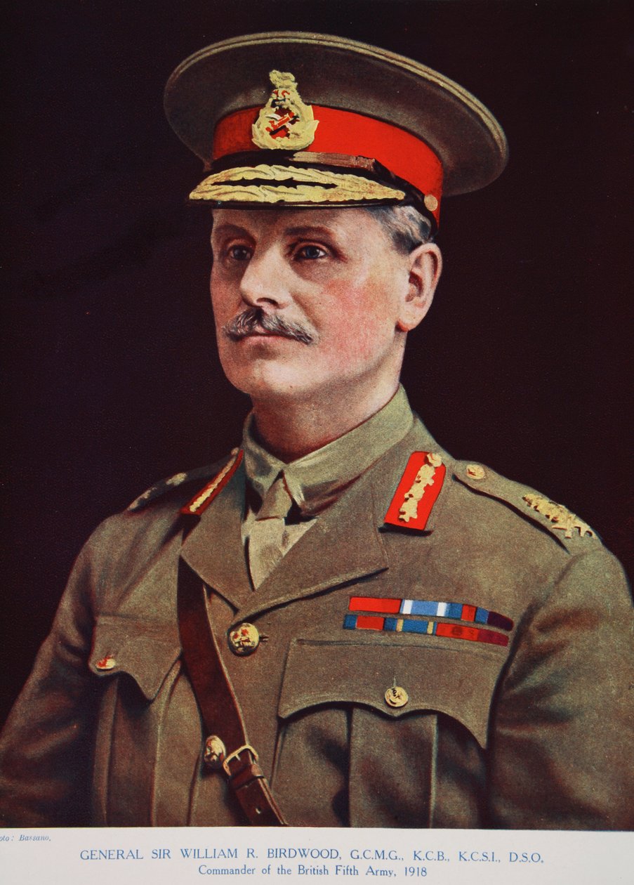General Sir William R. Birdwood, 1914-19 by Alexander Bassano