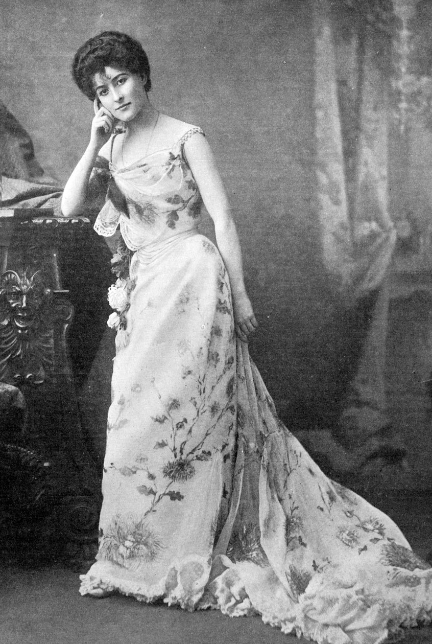 Bayan Jessie Bateman, "Kral" filminden bir çizim, 1 Haziran 1901 by Alexander Bassano