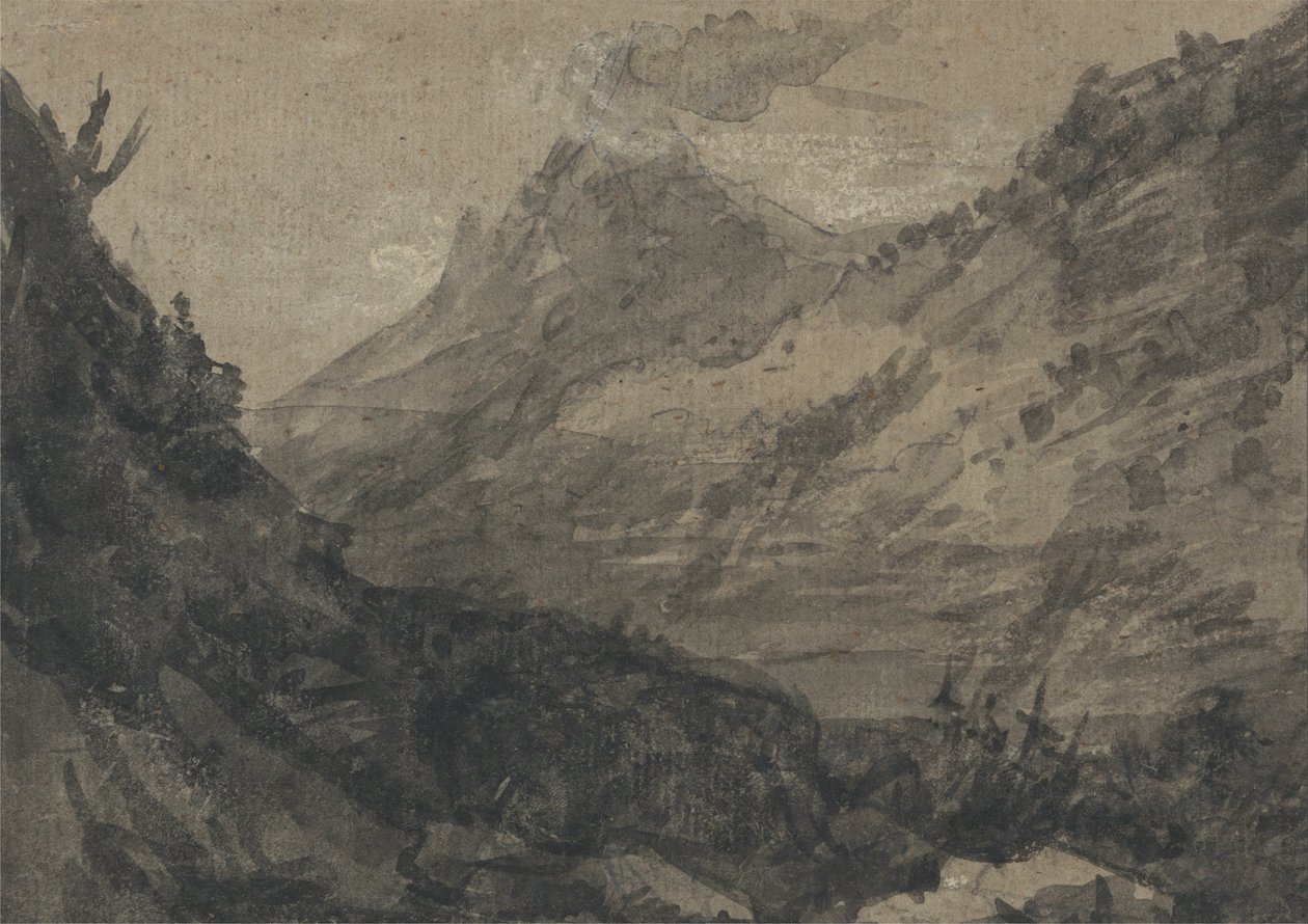 Dağlık Manzara by Alexander Cozens