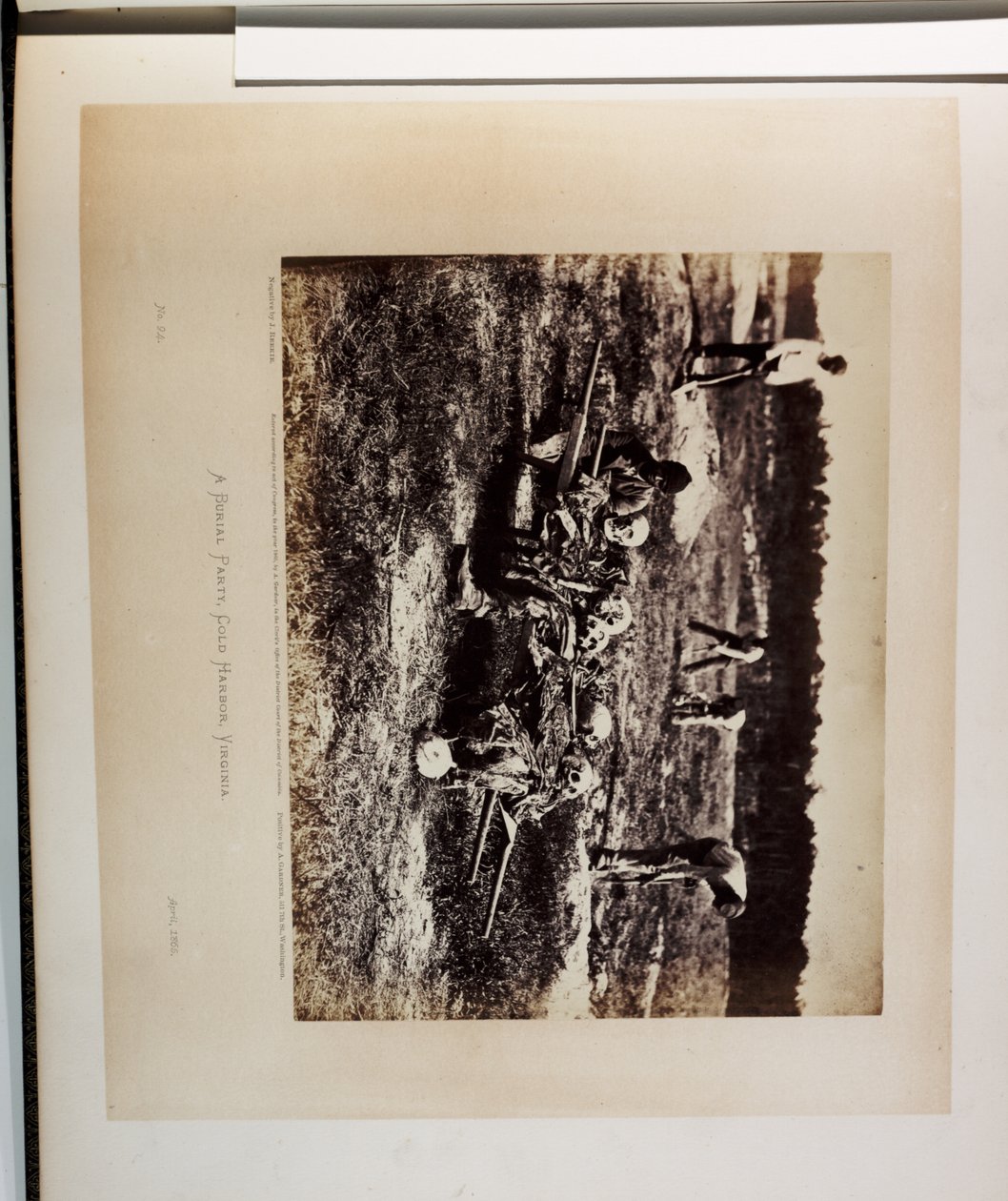 Gardner'ın Savaşın Fotoğrafik Eskiz Defteri. 2 Cilt., 1866 (sepya fotoğrafı) by Alexander Gardner
