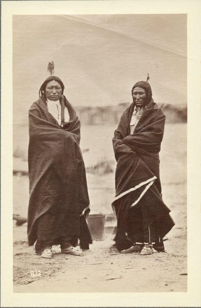 İki cesur, Dakota, 1868 (albüm baskısı) by Alexander Gardner