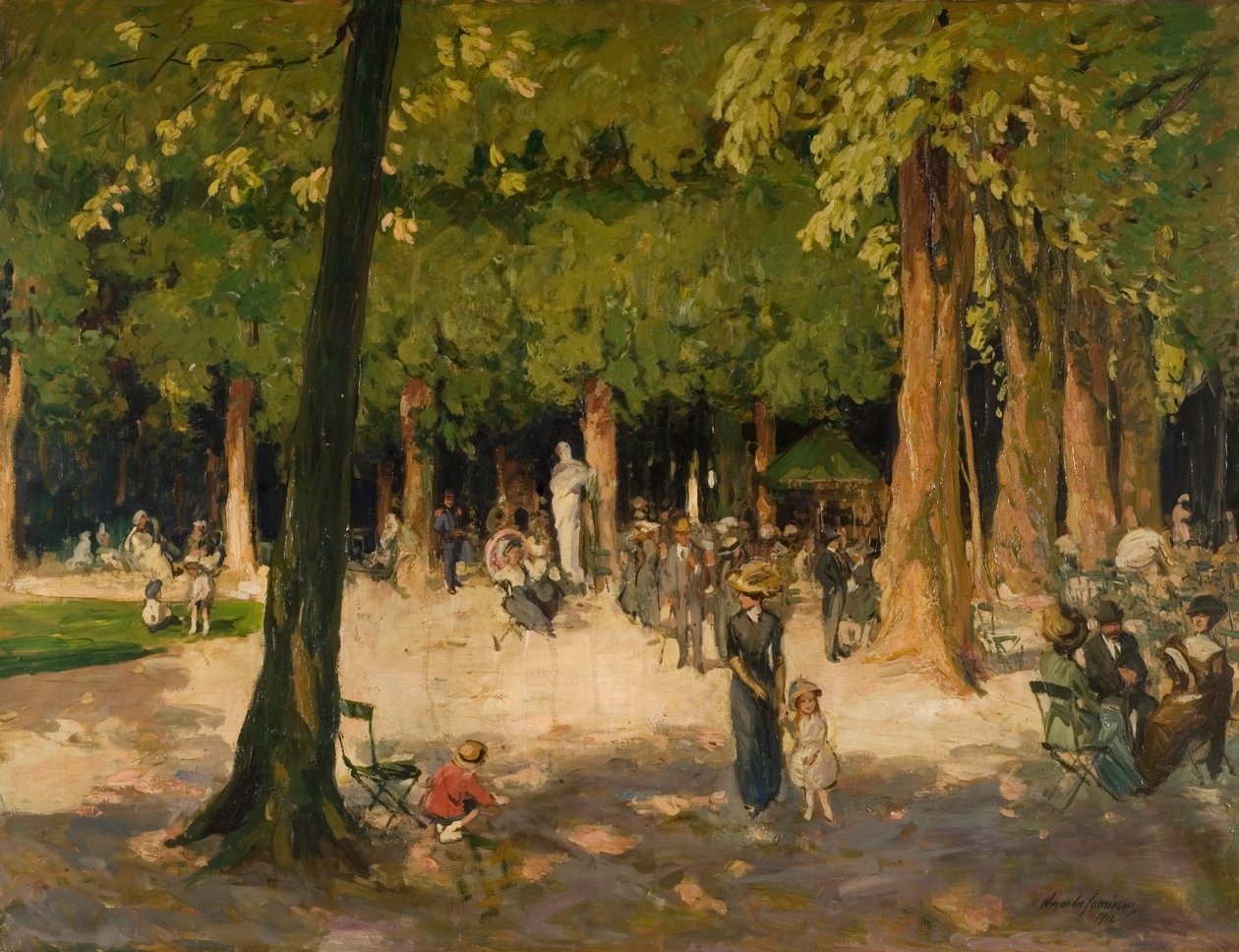 Bahçeler, Versay, 1922 by Alexander Jamieson