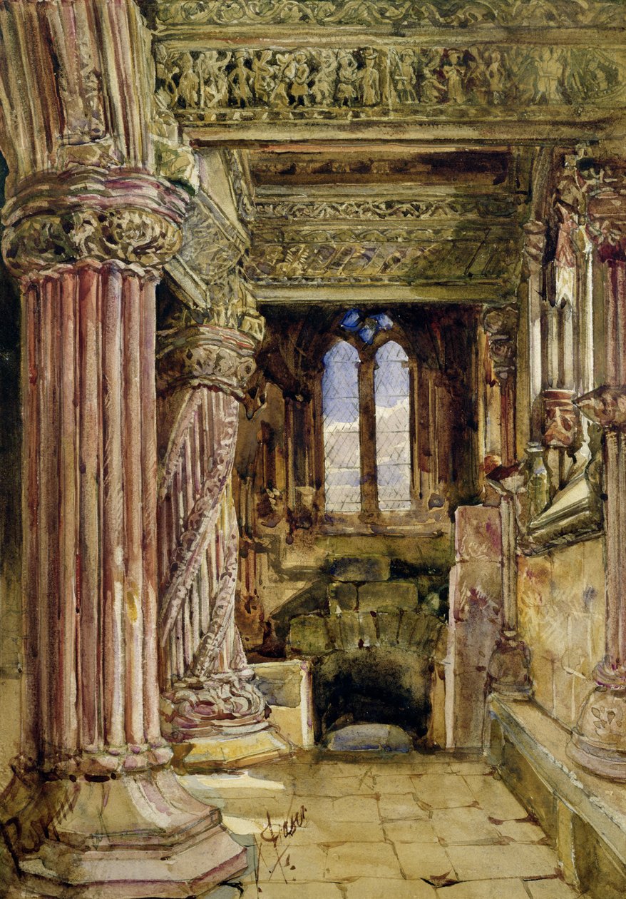 Rosslyn Şapeli, İskoçya by Alexander Jnr. Fraser