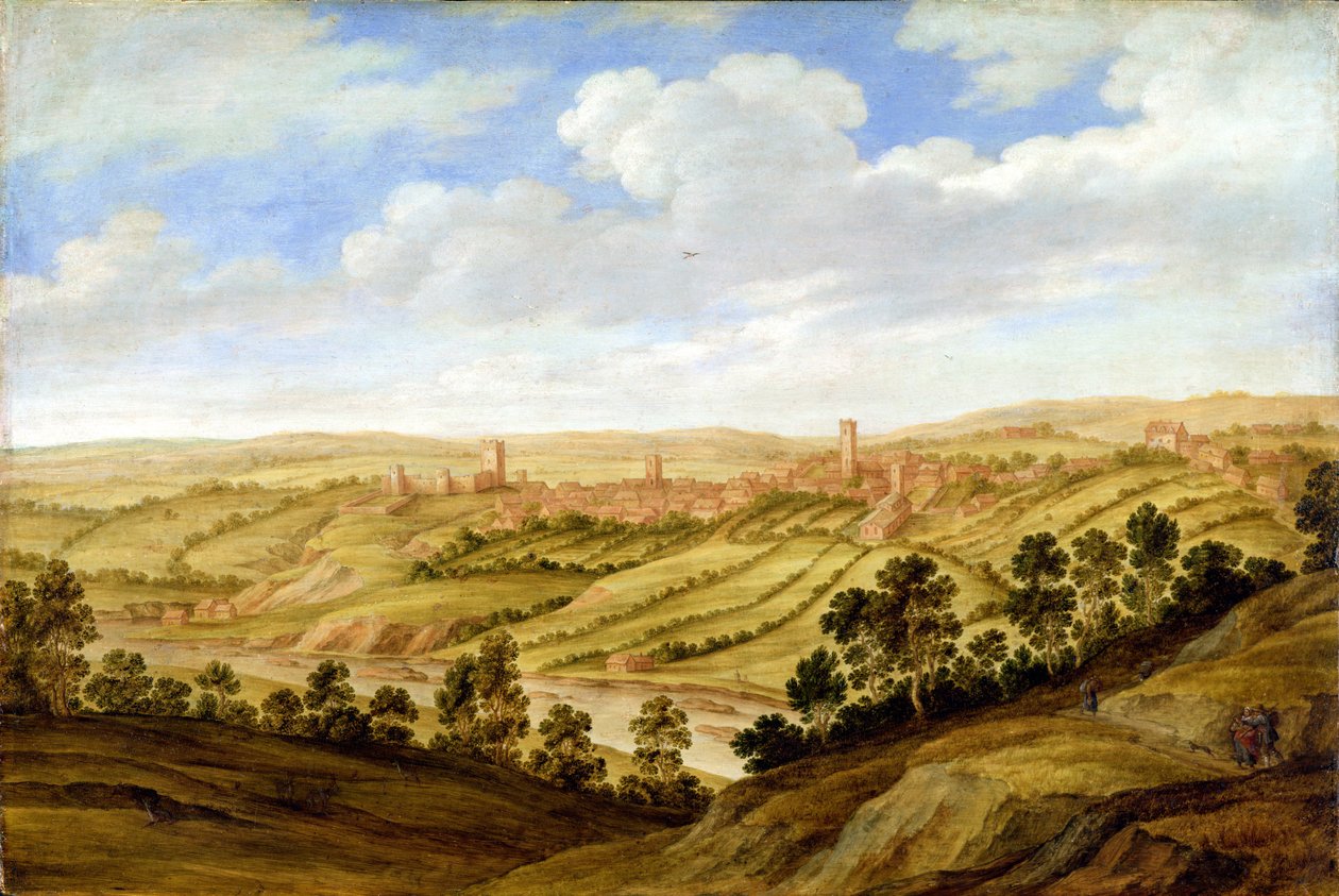 Richmond Kalesi, Yorkshire, c.1640-41 by Alexander Keirincx
