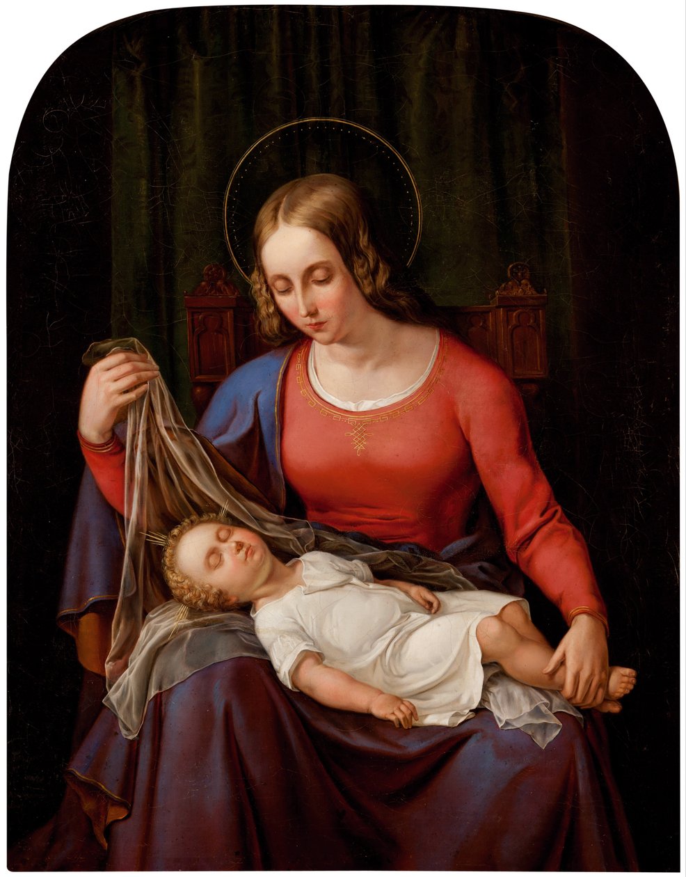 madonna ve çocuk by Alexander Schramm