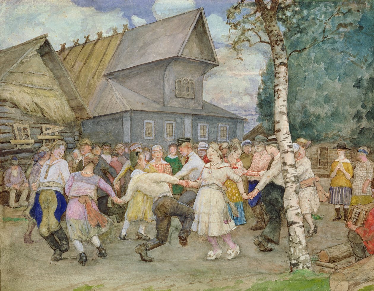 Ülke Dansı, 1917-22 by Alexander Ivanovich Vakhrameyev