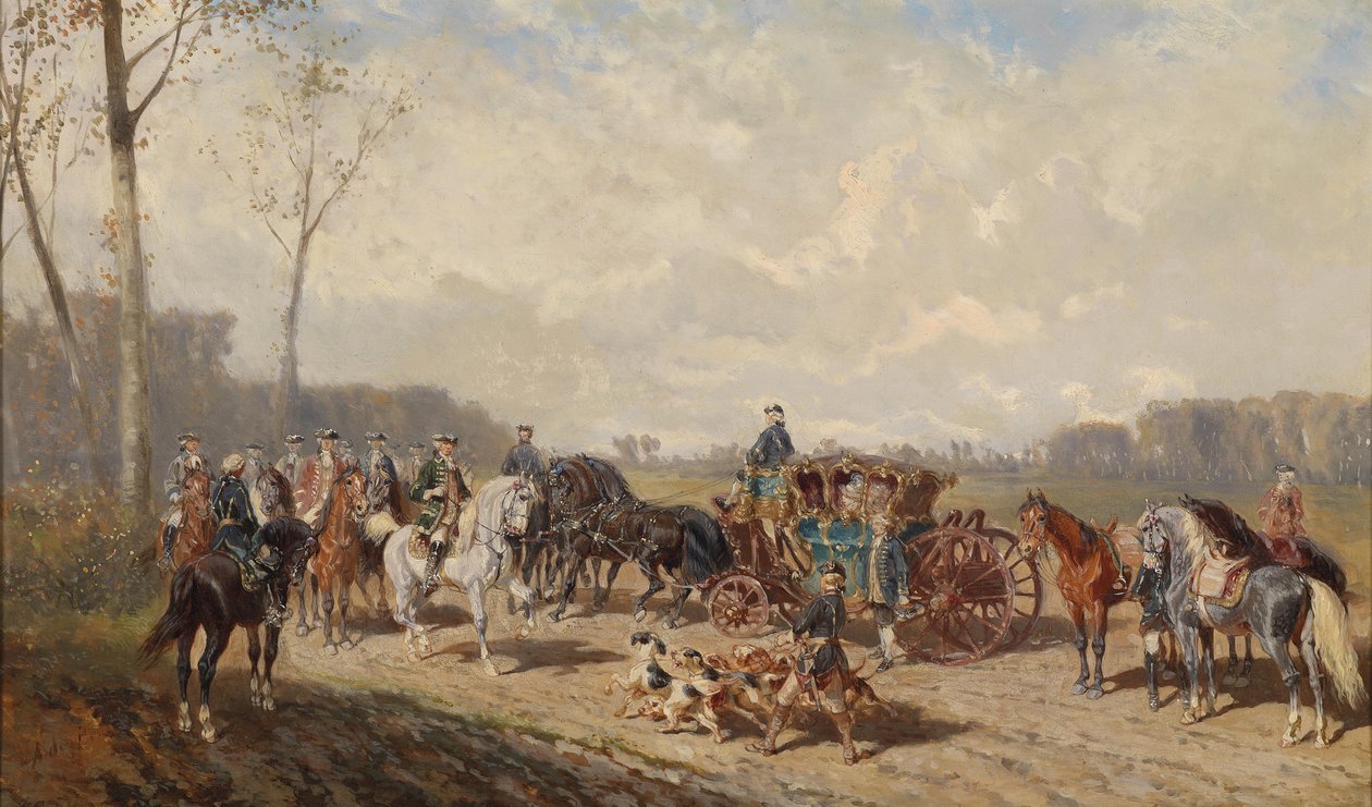 Sürüş sırasında karşılaşma by Alexander von Bensa