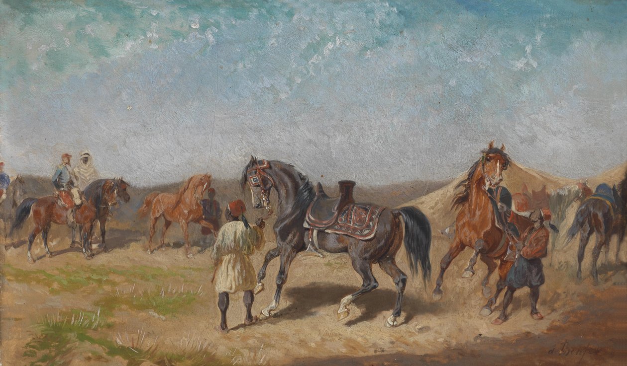 Kuzey Afrika binicilik kampı by Alexander von Bensa