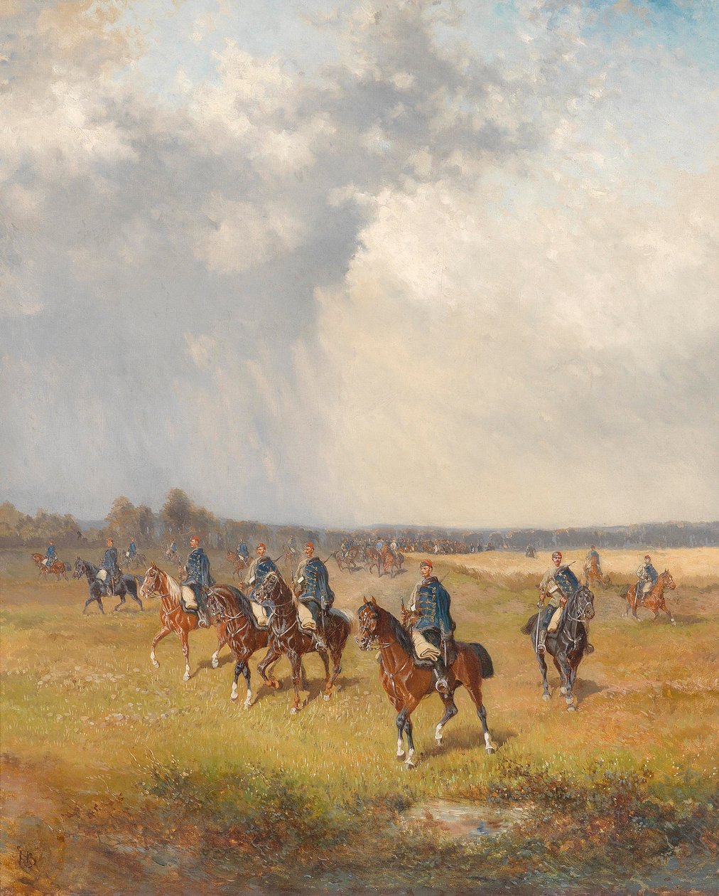 Macar süvarileri by Alexander von Bensa