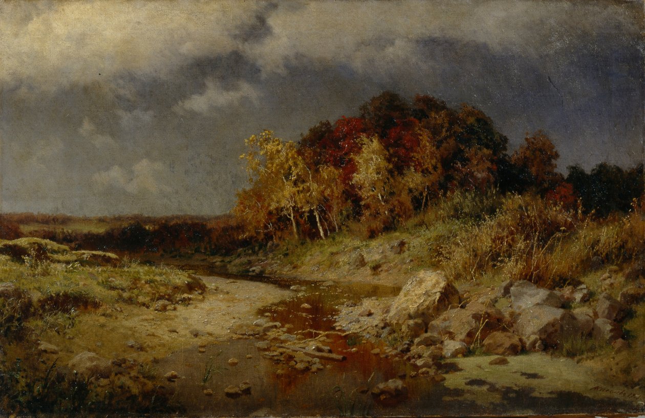 Rüzgarlı Sonbahar Günü, 1903 by Alexander Alexeyevich Kiselev