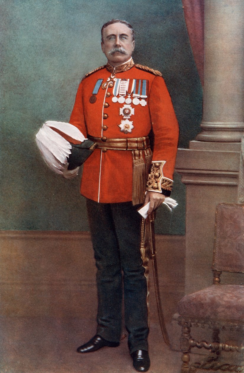 Sir William Lockhart, Hindistan Başkomutanı, c1900 1902 by Alexander Bassano