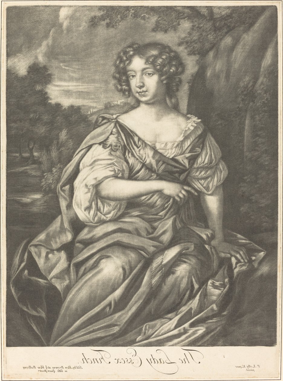 Leydi Essex Finch by Alexander Browne after Sir Peter Lely