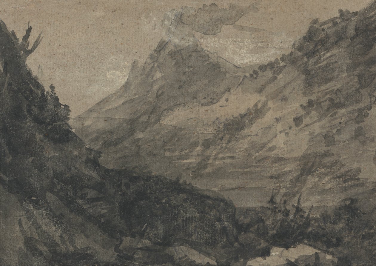 Dağlık Manzara by Alexander Cozens