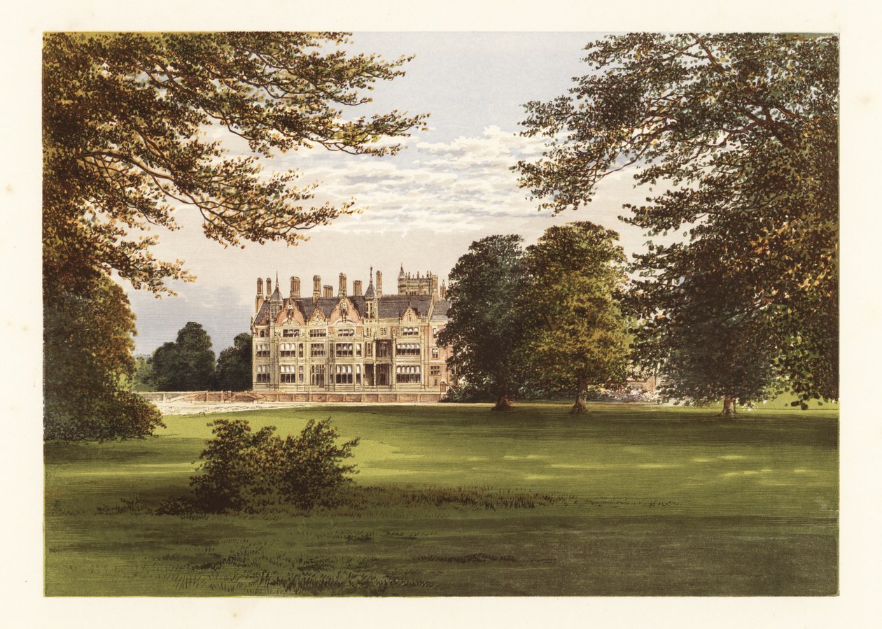 Bearwood, Berkshire, İngiltere ,1880 (gravür) by Alexander Francis (after) Lydon