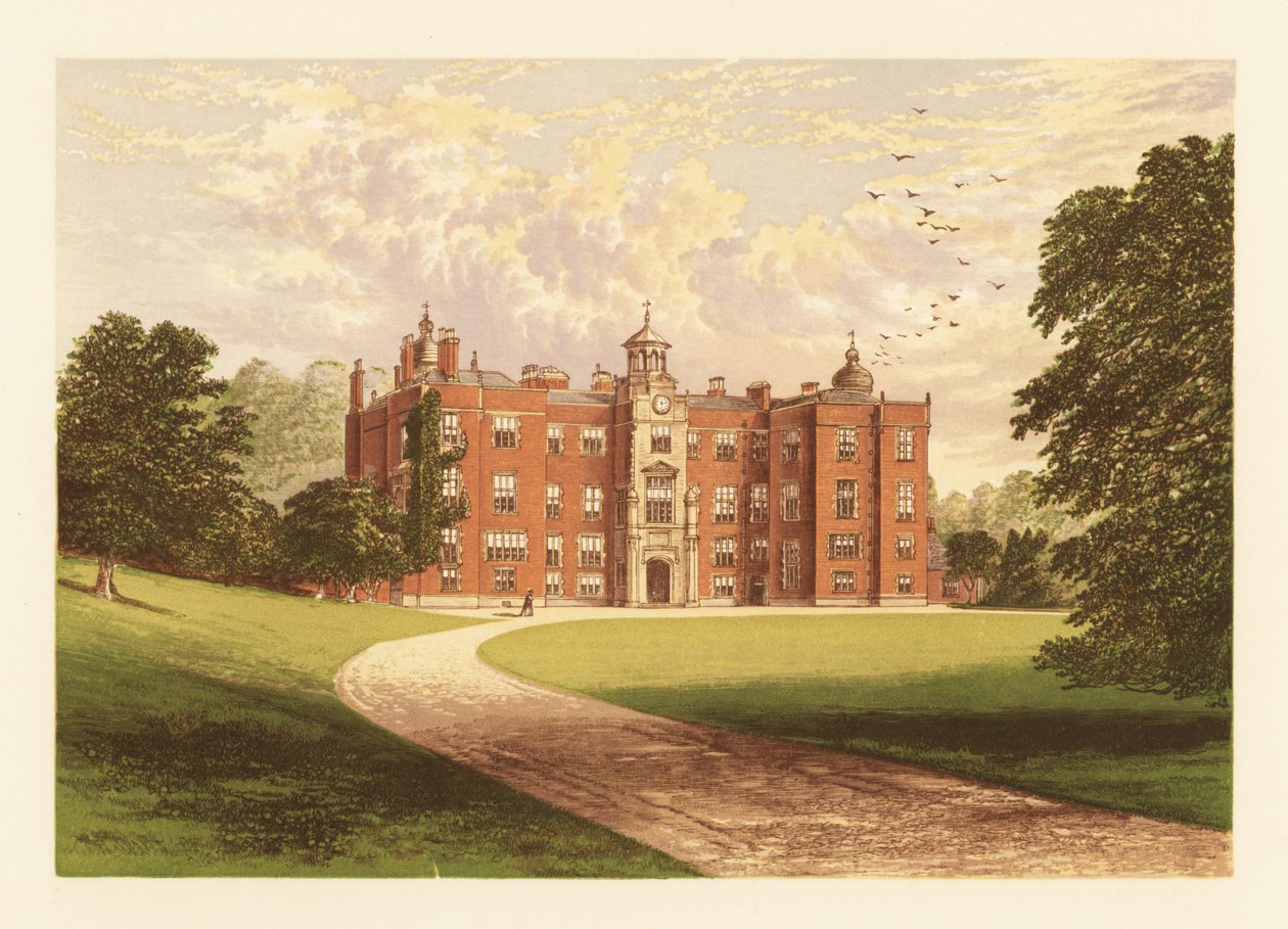 Beaudesert, Staffordshire, İngiltere by Alexander Francis (after) Lydon