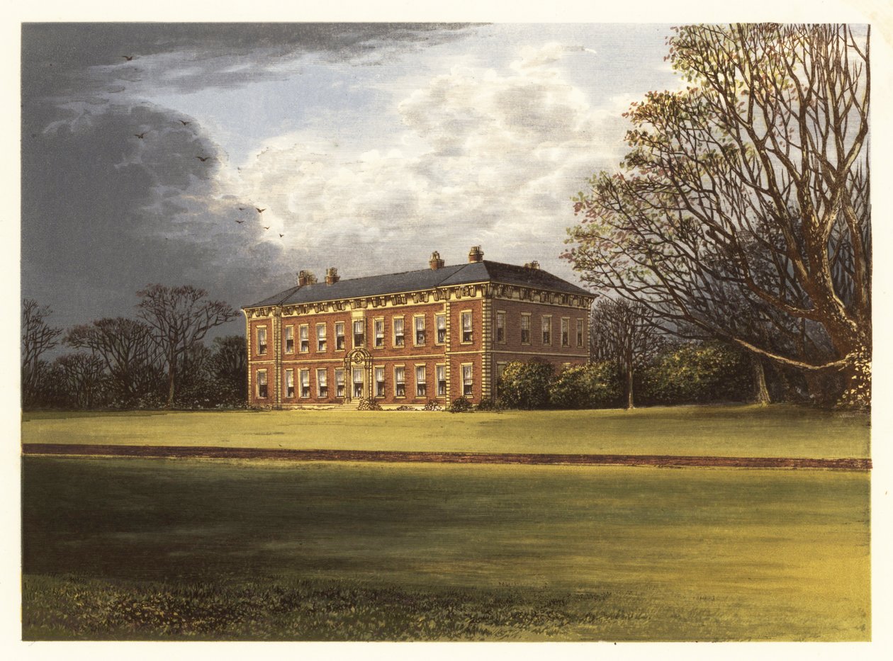 Beningbrough Salonu, Yorkshire, İngiltere. 1880 (gravür) by Alexander Francis (after) Lydon
