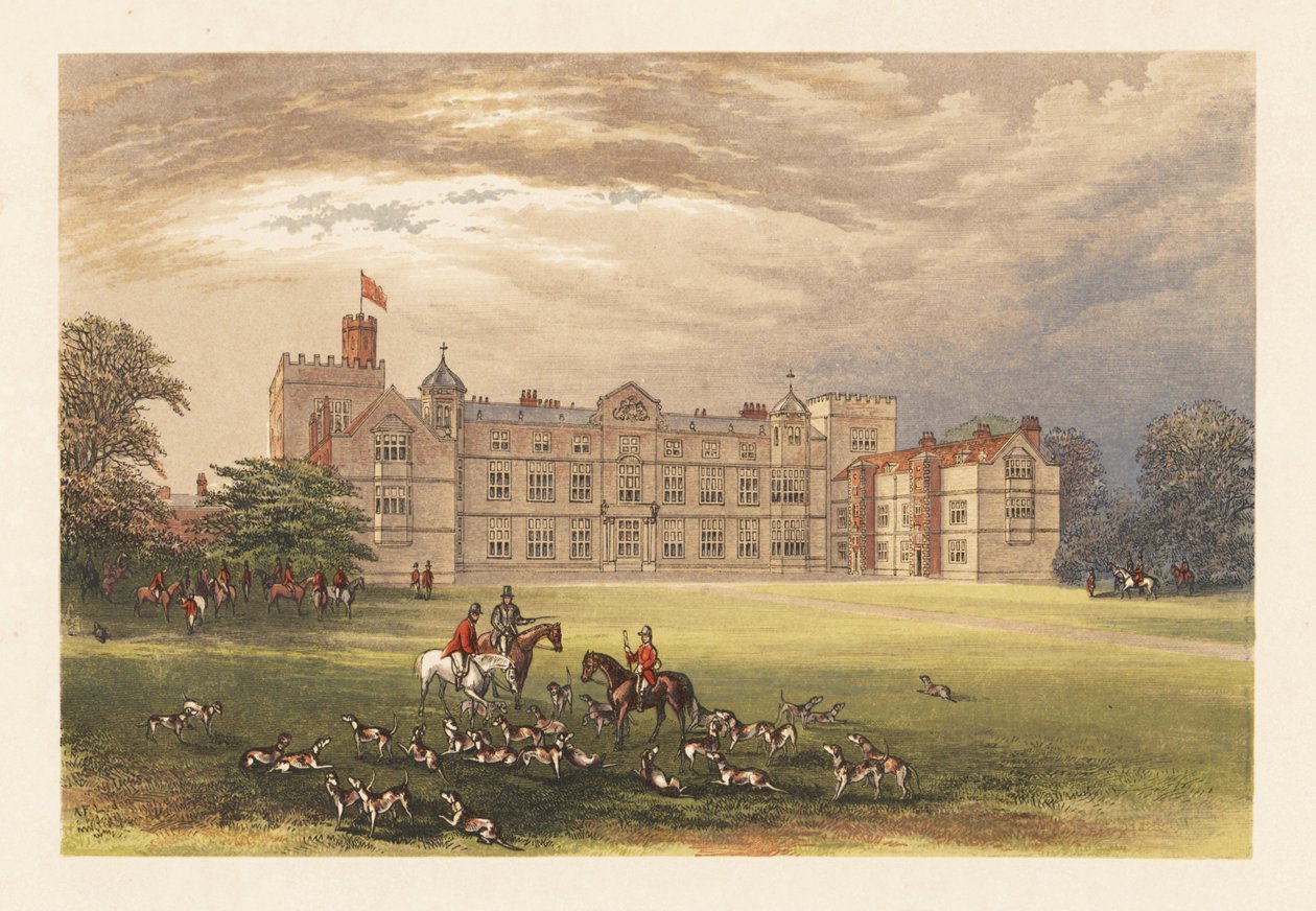 Burton Constable Hall, Yorkshire, İngiltere. by Alexander Francis (after) Lydon