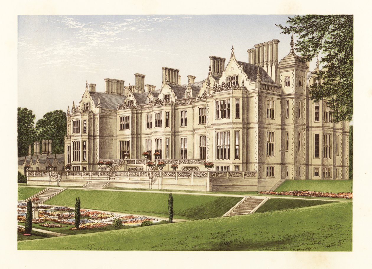 Dartrey Evi, County Monaghan, İrlanda. by Alexander Francis (after) Lydon