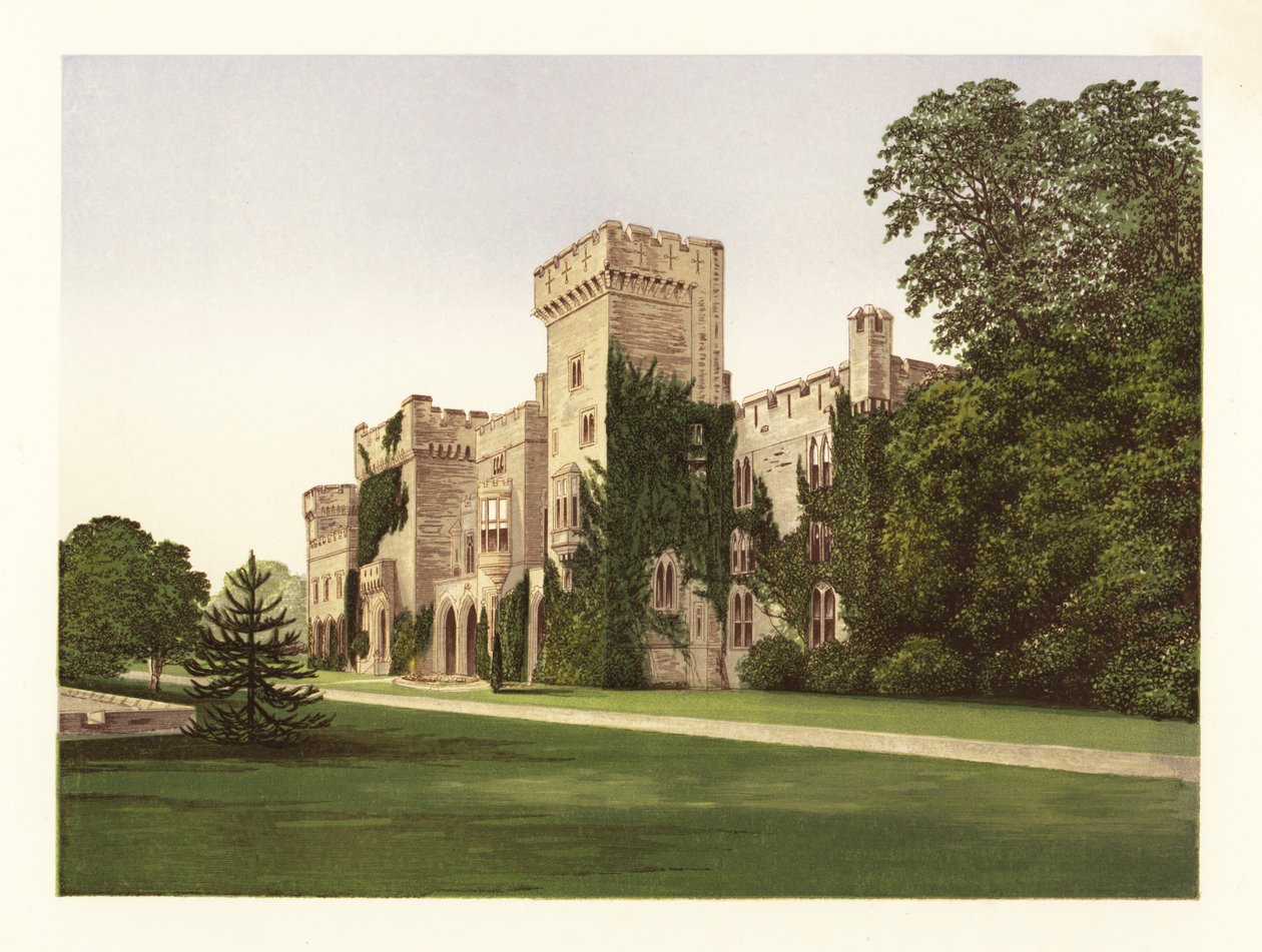 Downton Salonu, Shropshire, İngiltere. by Alexander Francis (after) Lydon