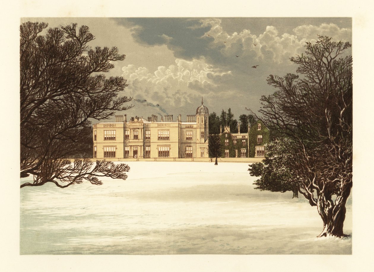 Eshton Salonu, Yorkshire, İngiltere. by Alexander Francis (after) Lydon