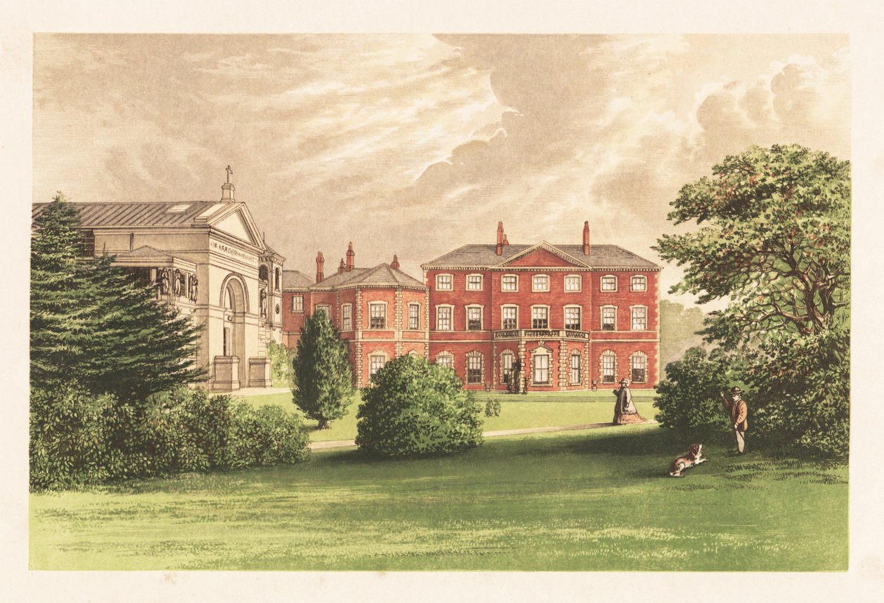 Everingham Parkı, Yorkshire, İngiltere. by Alexander Francis (after) Lydon