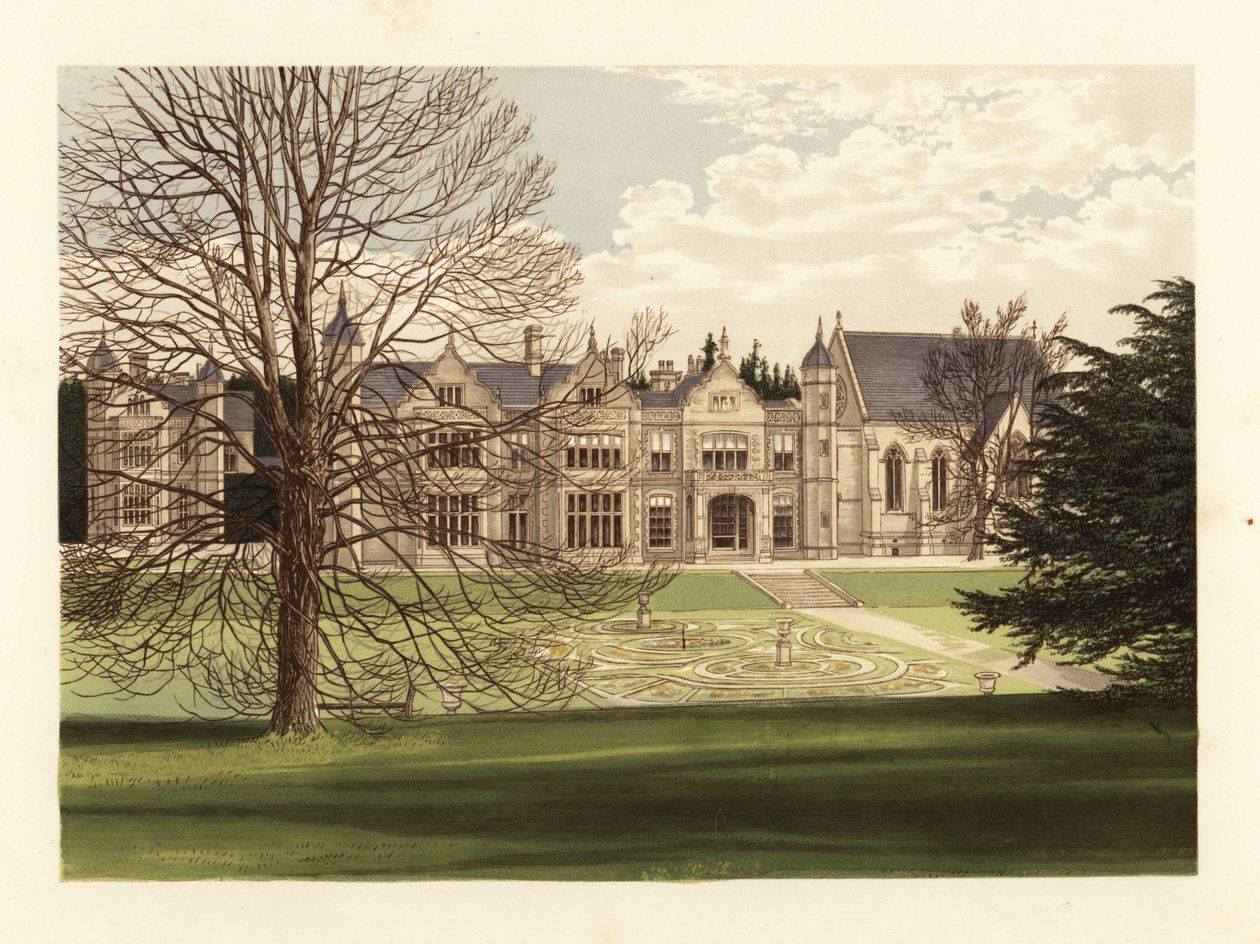 Exton Evi, Rutlandshire, İngiltere. by Alexander Francis (after) Lydon