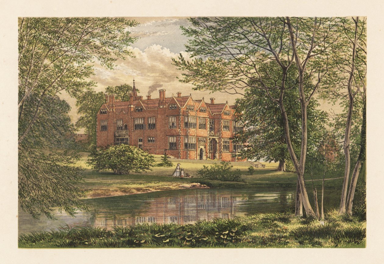 Franks Salonu, Farningham, Kent, İngiltere. by Alexander Francis (after) Lydon