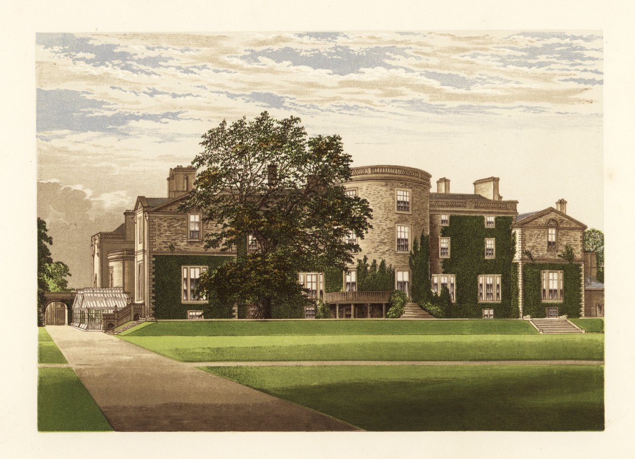 Galloway Evi, Wigtown, İskoçya. by Alexander Francis (after) Lydon