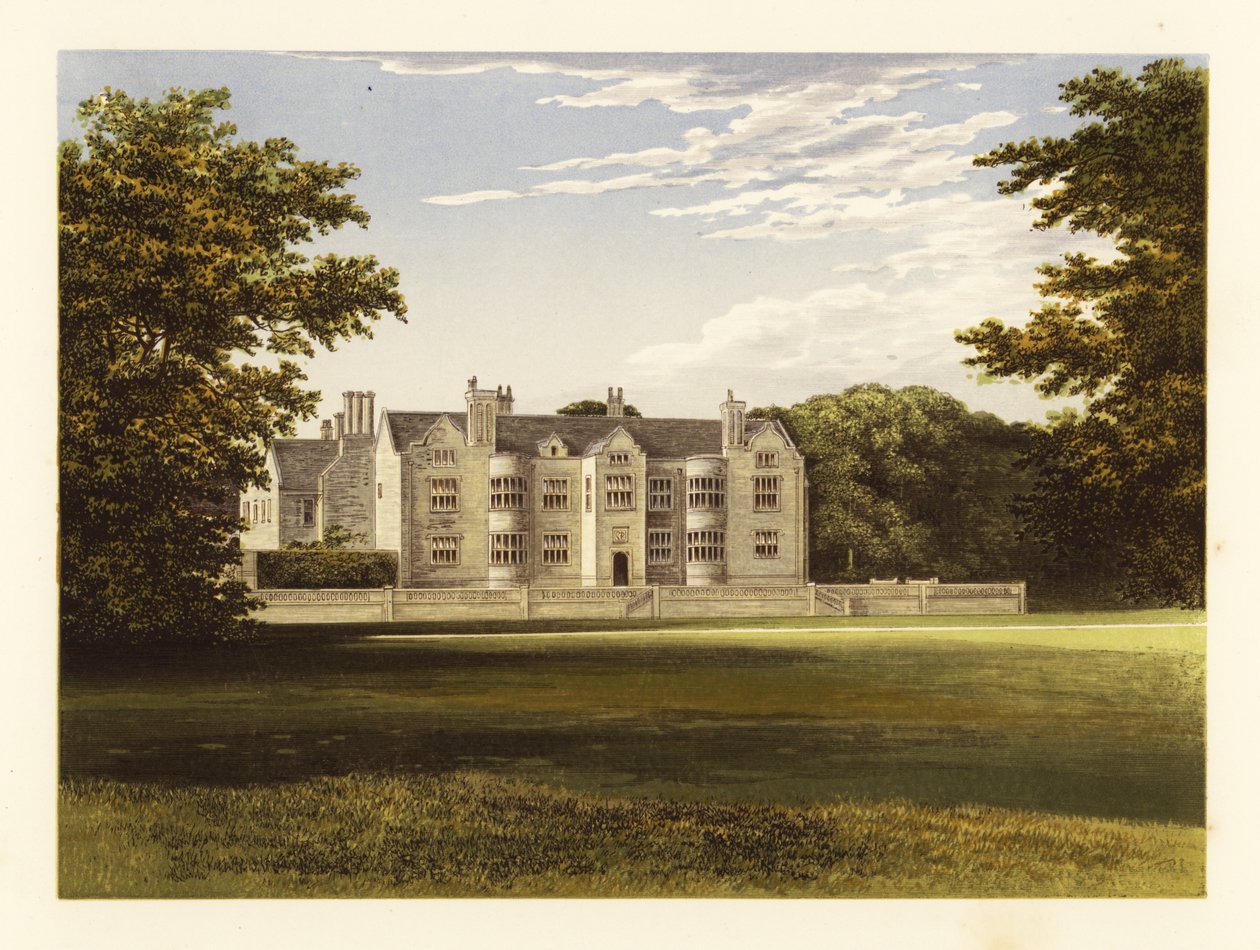 Glynde Place, Sussex, İngiltere. by Alexander Francis (after) Lydon