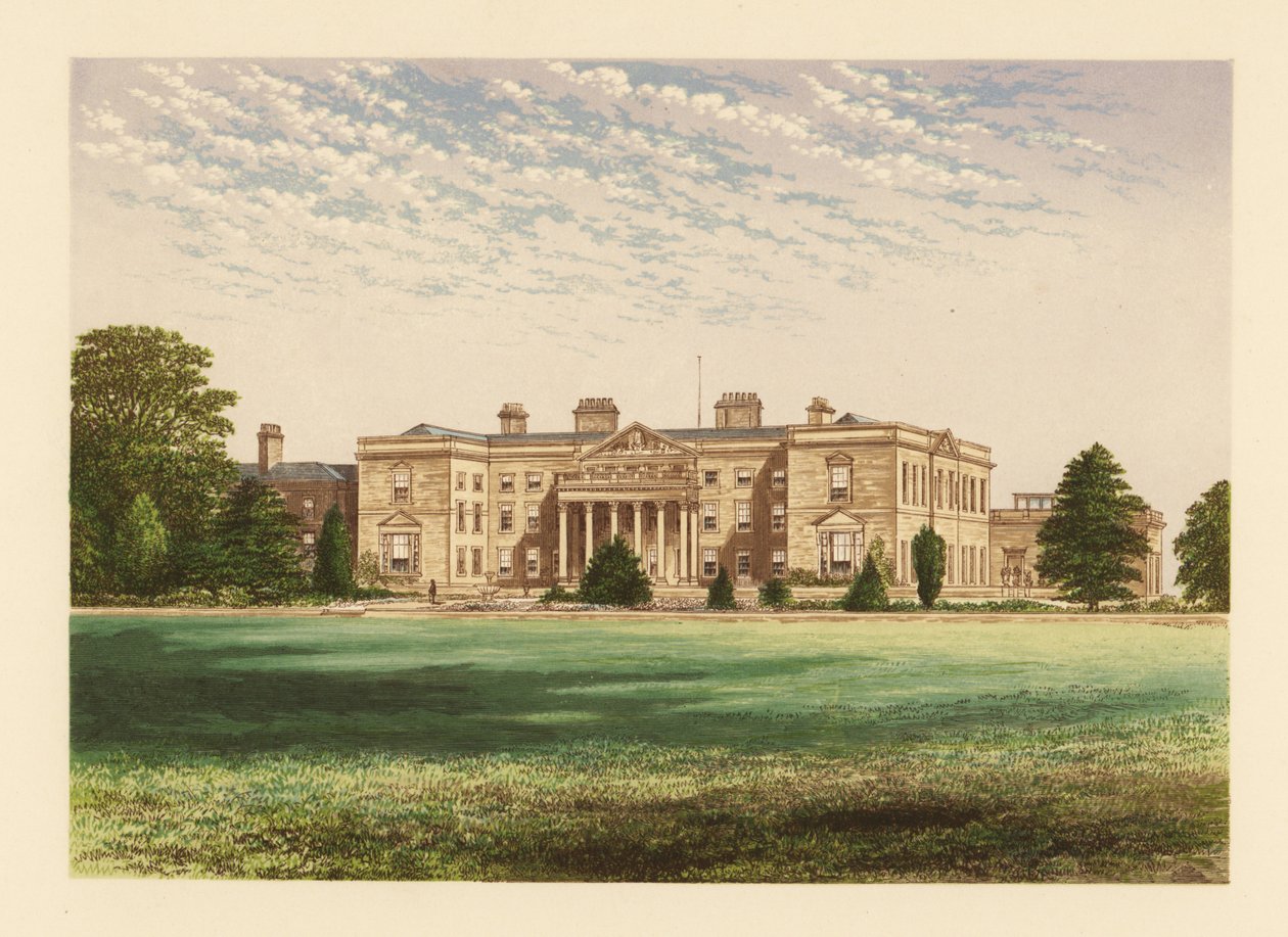 Gopsall Salonu, Leicestershire, İngiltere. by Alexander Francis (after) Lydon