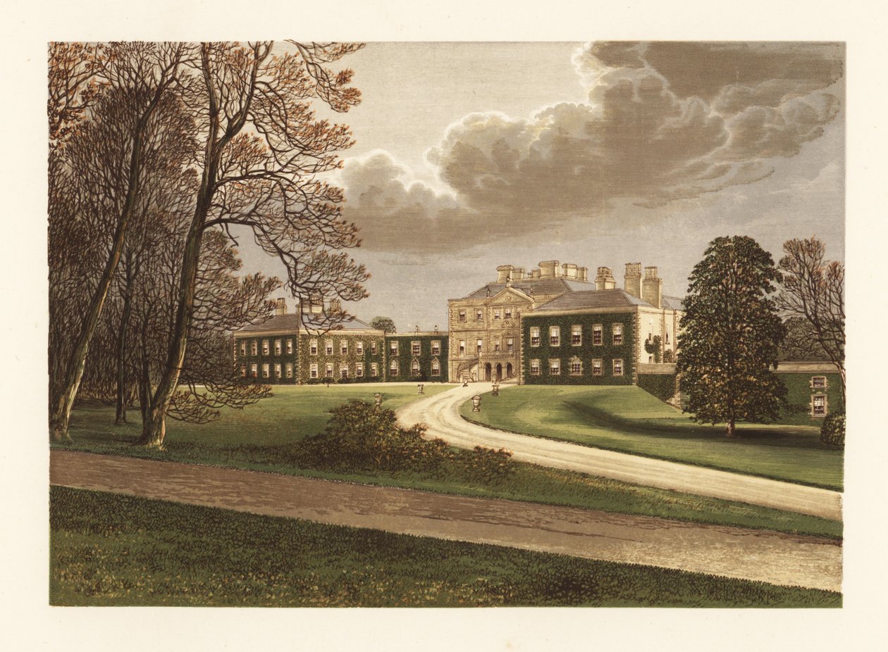 Haddo Evi, Aberdeenshire, İskoçya. by Alexander Francis (after) Lydon