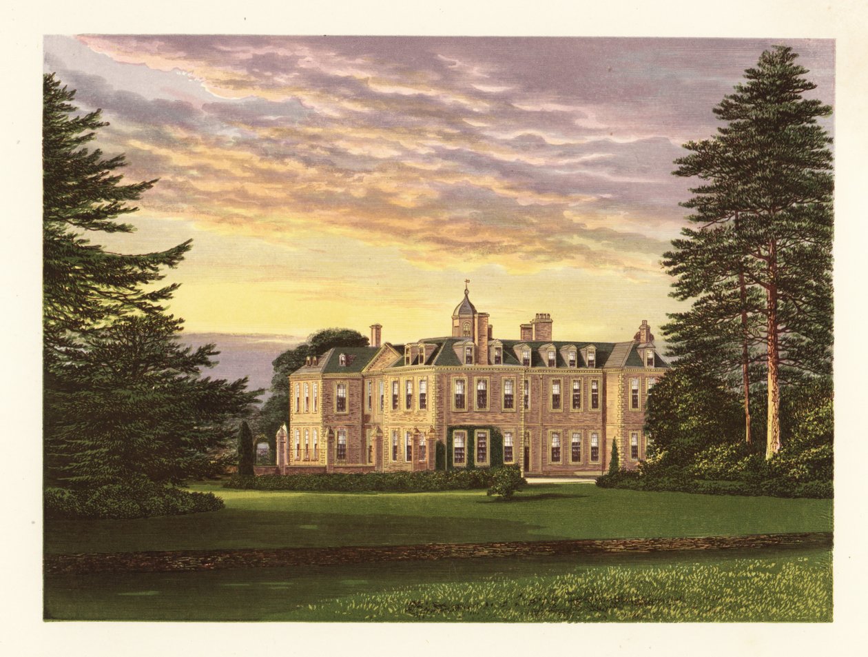 Hanbury Salonu, Worcestershire, İngiltere. by Alexander Francis (after) Lydon