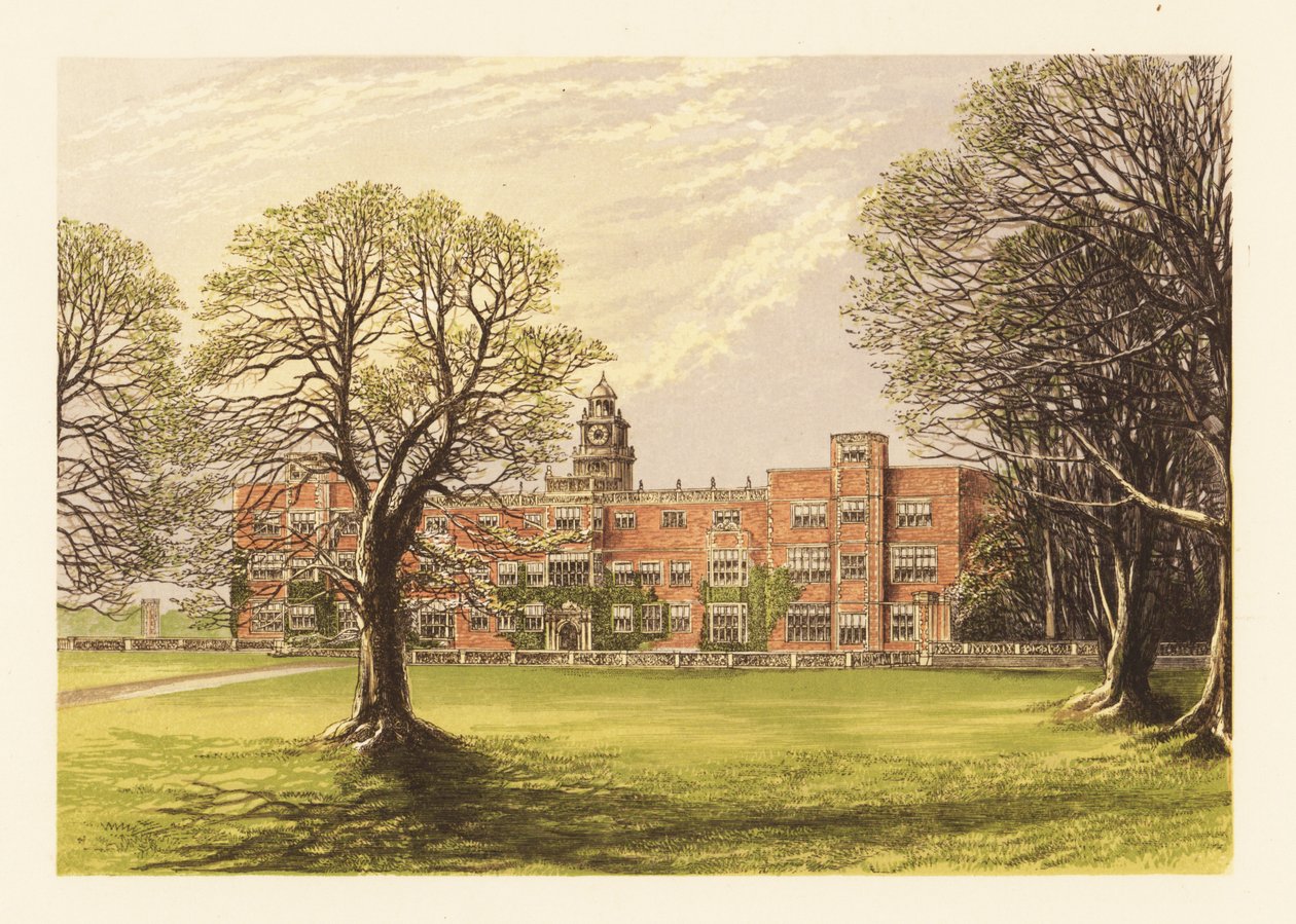 Hatfield Evi, Herefordshire, İngiltere. by Alexander Francis (after) Lydon