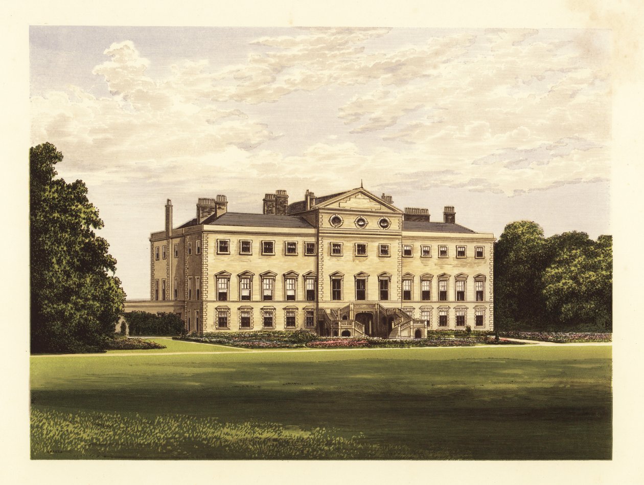 Lathom House, Lancashire, İngiltere. by Alexander Francis (after) Lydon