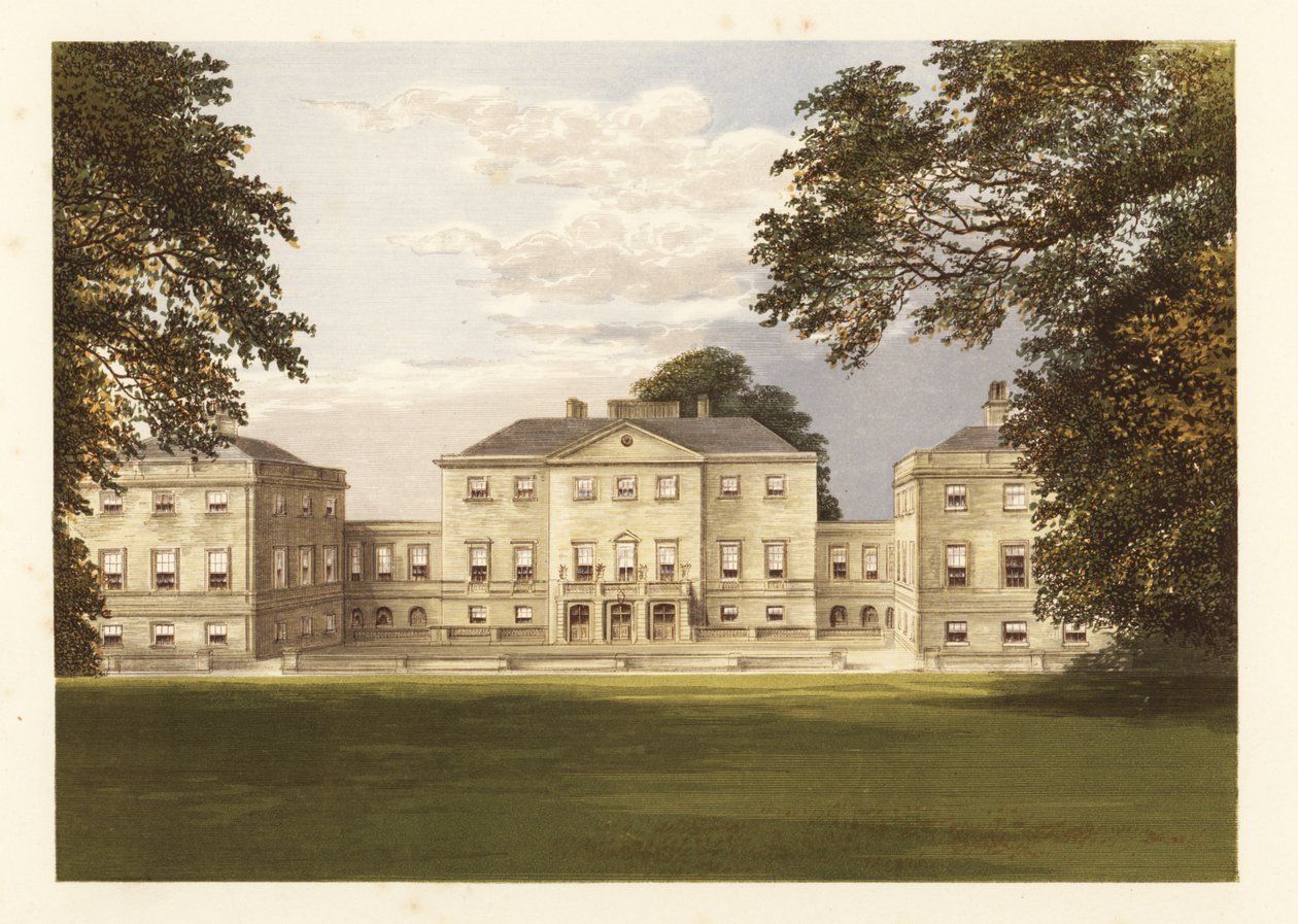Nuneham Parkı, Berkshire, İngiltere. ,1880 (gravür) by Alexander Francis (after) Lydon
