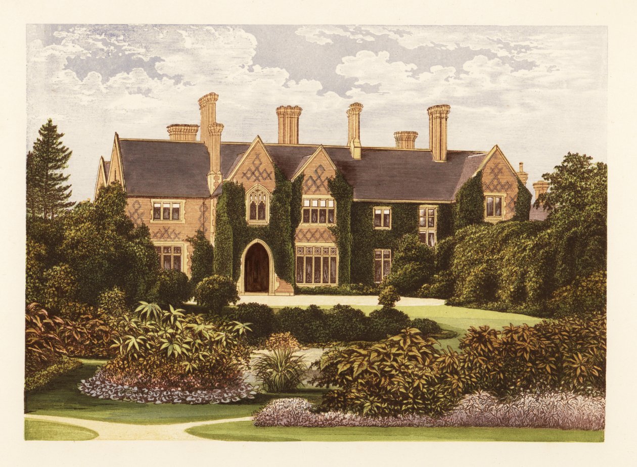 Oxley Malikanesi, Staffordshire, İngiltere. by Alexander Francis (after) Lydon