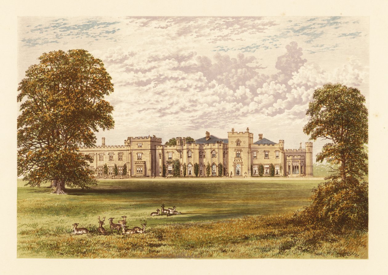 Panshanger Parkı, Hertfordshire, İngiltere. by Alexander Francis (after) Lydon