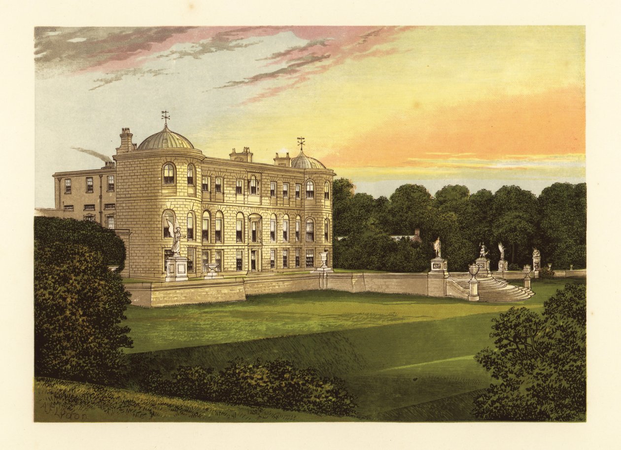 Powerscourt, Wicklow İlçesi, İrlanda. by Alexander Francis (after) Lydon
