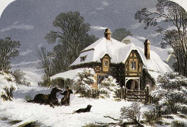 Kardan Eve Dönüş (gravür) by Alexander Francis (after) Lydon