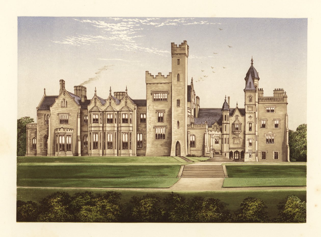 Rossmore Kalesi, County Monaghan, İrlanda. by Alexander Francis (after) Lydon