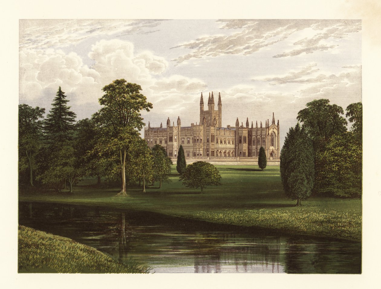 Toddington Malikanesi, Gloucestershire, İngiltere. by Alexander Francis (after) Lydon