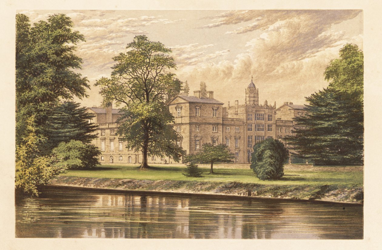 Wilton Evi, Wiltshire, İngiltere. ,1880 (gravür) by Alexander Francis (after) Lydon