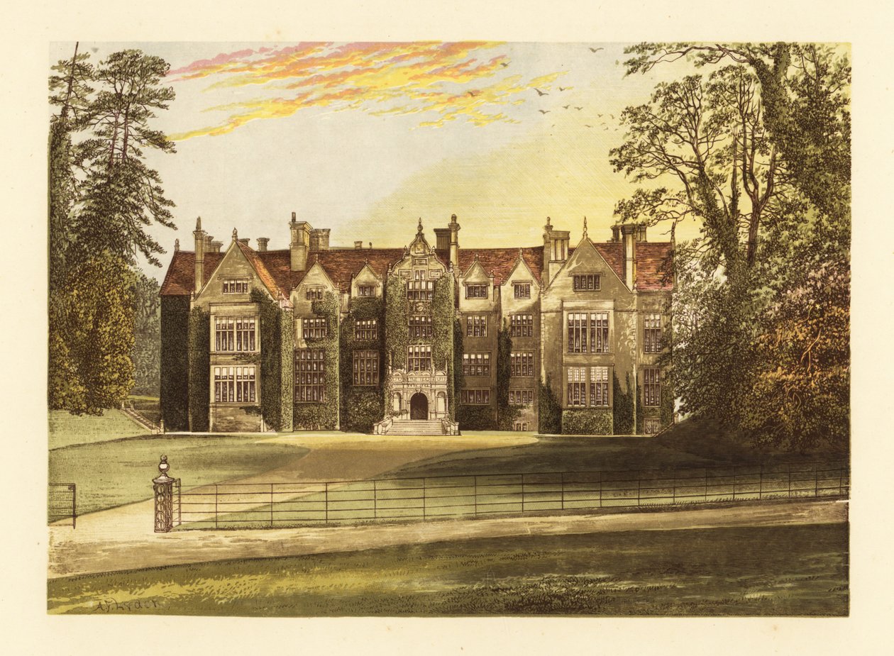 Wroxton Manastırı, Oxfordshire, İngiltere. by Alexander Francis (after) Lydon