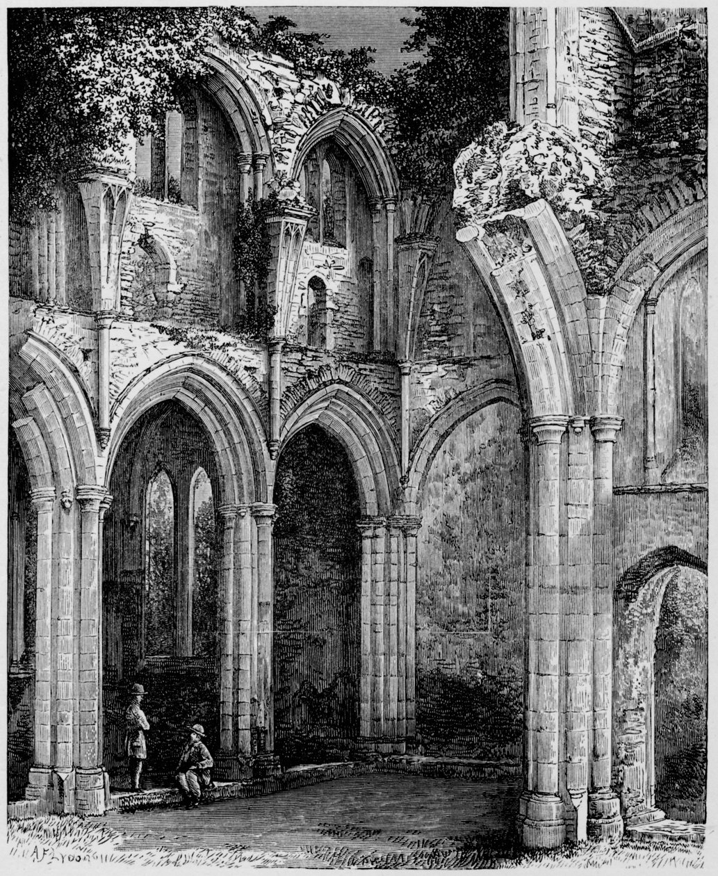 Güney Transept'teki Kemerler, Netley Abbey, c1880, 1897 by Alexander Francis Lydon