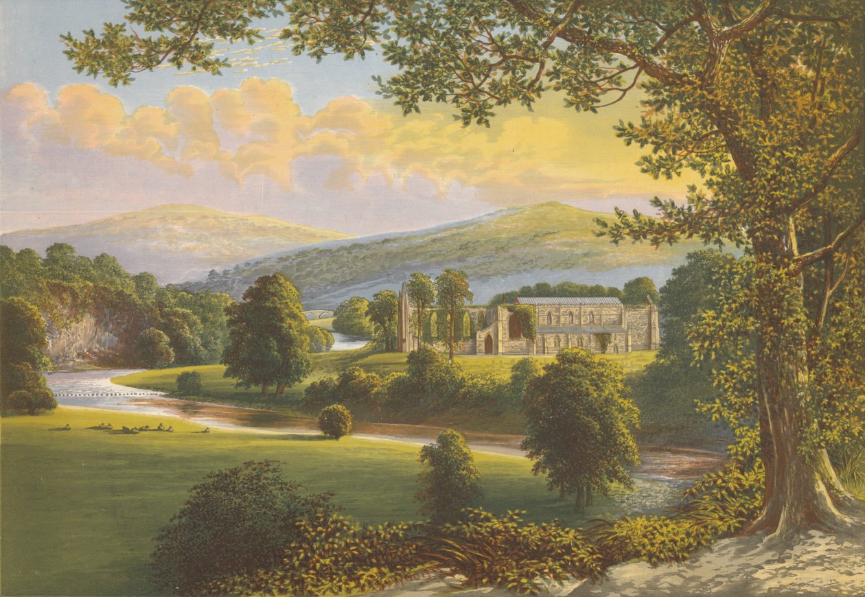 Bolton Manastırı, 1882, 1897 by Alexander Francis Lydon